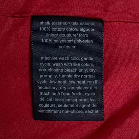 Tommy Hilfiger NWT Madras Plaid Varsity Jacket Size SP Red Blue Patchwork Cotton - Picture 8 of 11